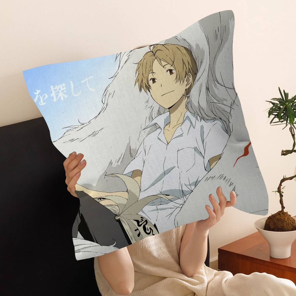 Natsume Yuujinchou Cartoon Cushion Cover Decorative Pillow Sofa Home Decor Case Pillow Cases