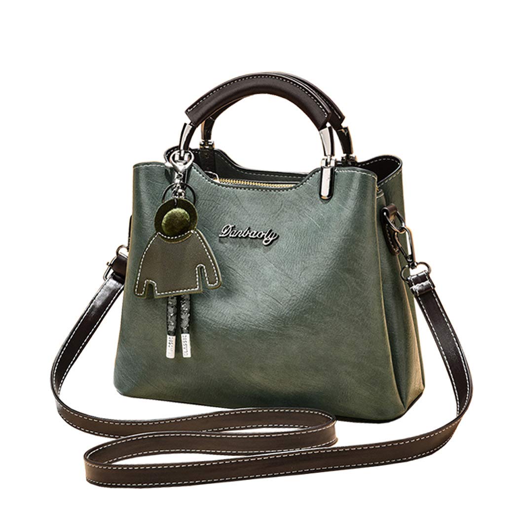 

Crossbody Bag Pochette Hand Shoulder Mini Tote Sling Shoulder Hand Bag for Women PU Leather JP77257 Green [BUKESIYI] Women s зелёный