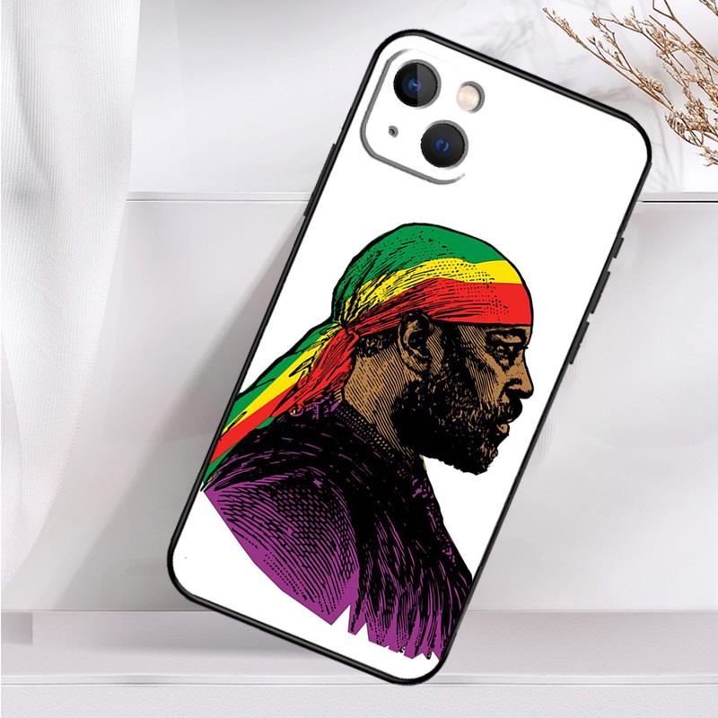 Emperor Menelik II of Ethiopia Case For iPhone 14 13 12 11 16 15 Pro Max Mini Cover X XR XS 8 7 14 16 15 Plus Accessories