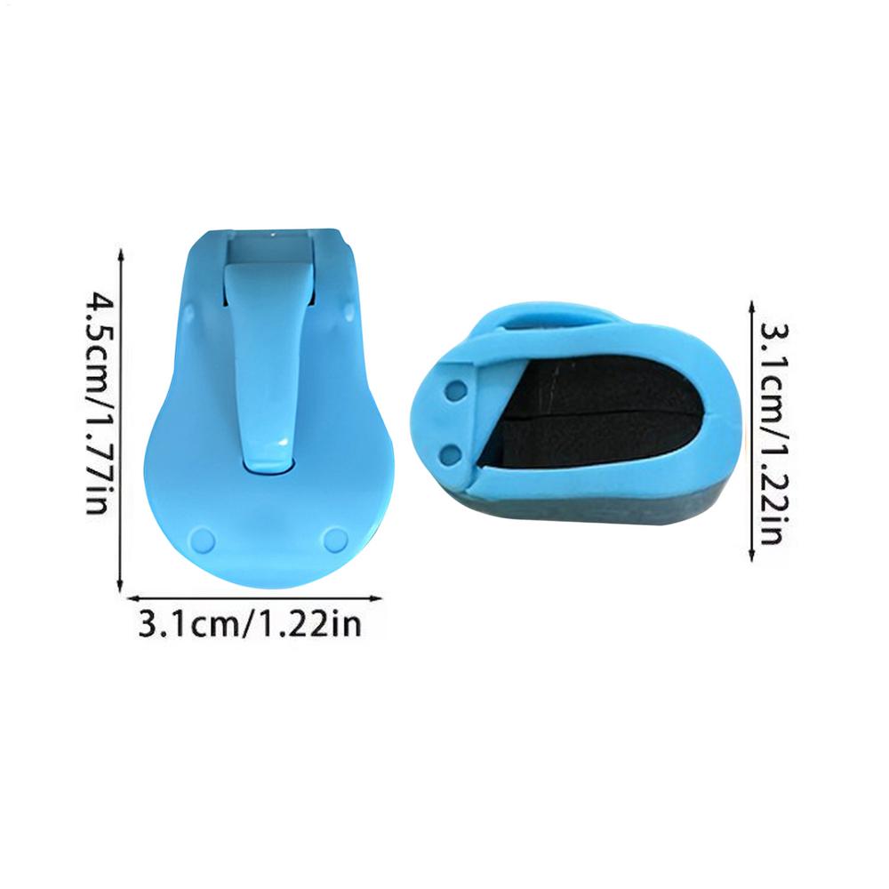 2pcs Fishing Rod Clips Fishing Pole Holder Fixer Portable Anti-tangling Casting Reel Clip For Lure Rod Protection Fishing Gear синий