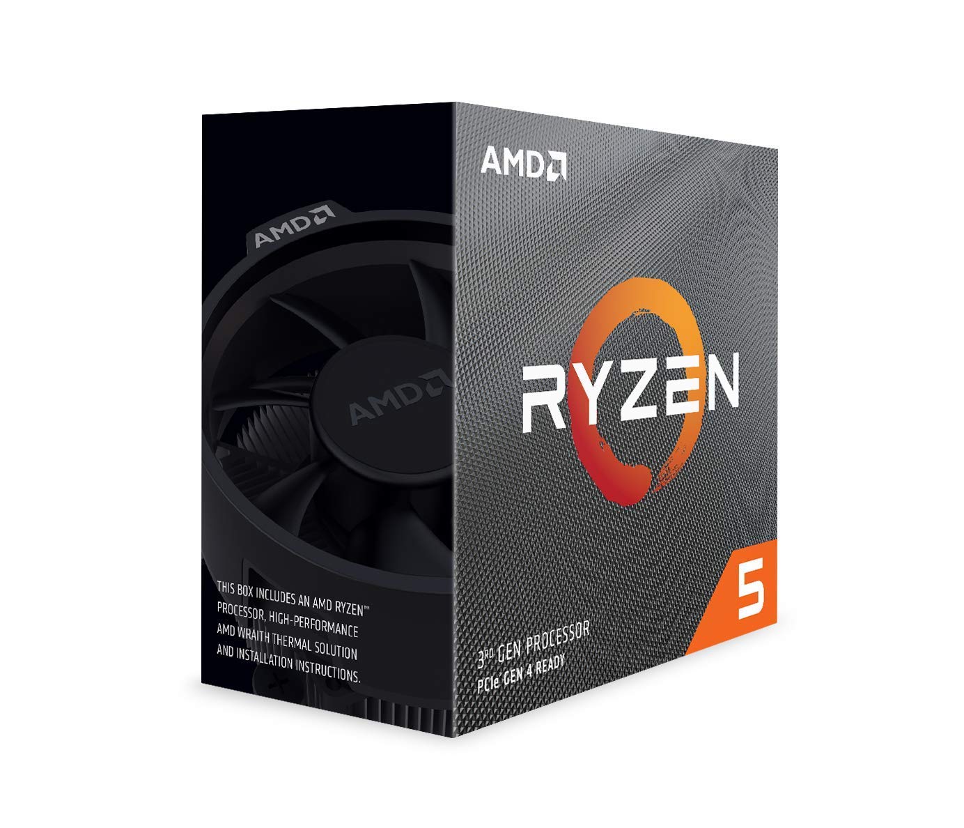 

AMD Ryzen 5 3600 з кулером Wraith Stealth, 6 ядер, 12 потоків, 35 МБ, 65 Вт, гарантія 3,6 ГГц / 100-100000031BOX 3 роки [Елемент] чорний