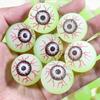 Eyeball Toys Bouncy Balls Halloween Supplies Glow In The Dark Eyeball 30MM Horror Fake Eyeballs Scary Ball Kids Toys Gifts New