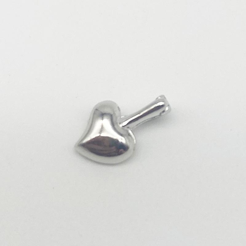 Yansheng S925 Sterling Silver Detachable Heart Clasp Buckle DIY Head 925 Silver