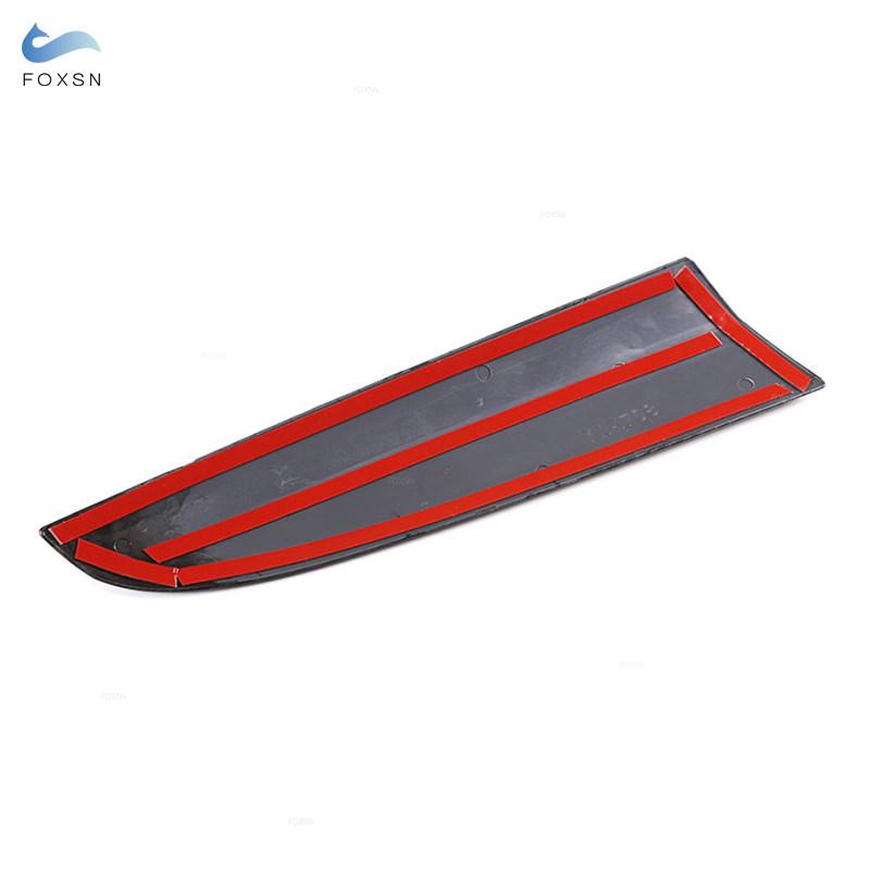 ABS Fibră de Carbon Granulare Accesorii Auto Interior Consolă Panoul Lateral Pasager Acoperire Bandă pentru BMW X3 X4 F25 F26 2013-17