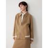 ELLE Women's Khaki Lapel Workwear Jacket