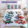 Roblox Bedding Set Breathable Duvet Cover with Pillowcases Decorative Bed Linen for Bedroom Home Decoration Birthday Gift
