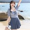 Plus Size Cute Style One-Piece Swimsuit with Loose Fit and Coverage