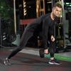 sillictor Power Stretch Long Underwear Compression Tights Protection Moisture Wicking Quick Black Men's [UV + + Drying]
