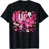 Nurse Valentines Day Cute Coquette Stethoscope Nursing Women Cotton Men T Shirt