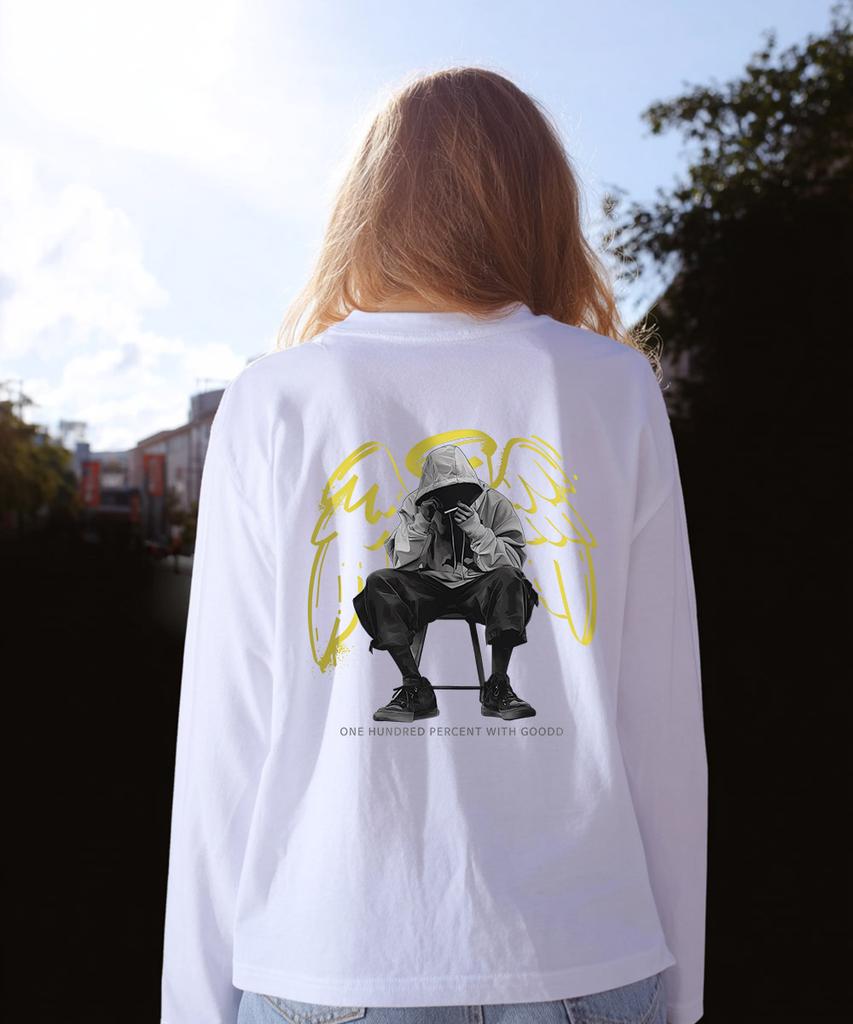 OHP Ohpxgoodd4 B Angel Basic Long Sleeve T-Shirt
