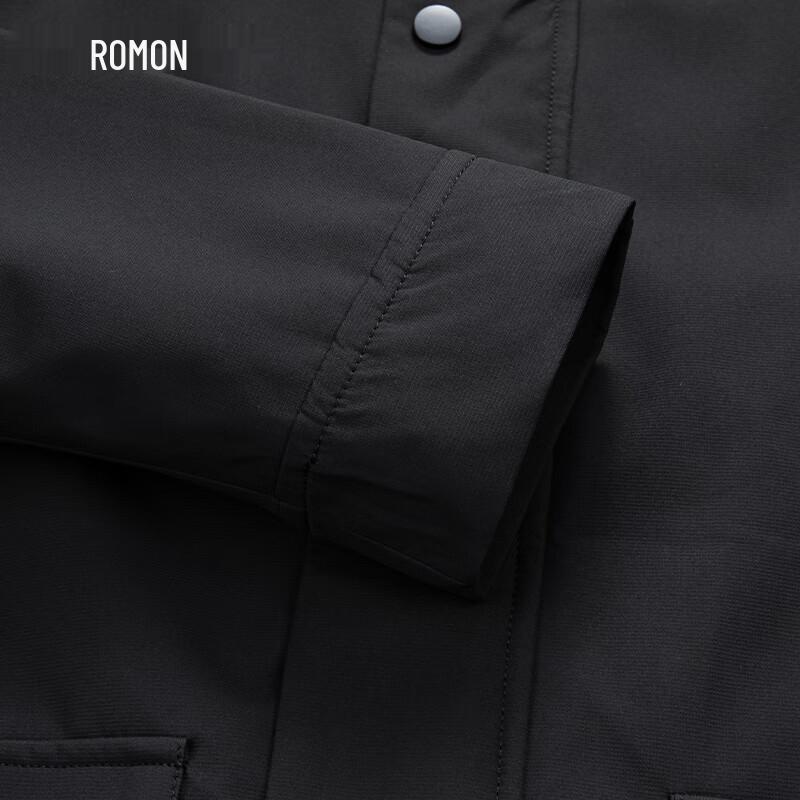 Luomeng Men's Hooded Business Casual Jacket