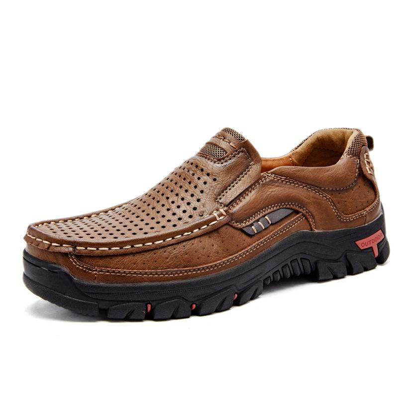 2025 Men's Large Size Outdoor Martin Leather Boots - Casual Short Style