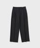 SHIRTER Two Pleats Wool Pants (Black)