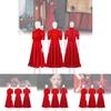 Stunning Pearl Red Dress Costume For Horror Movie Fans Perfect For Halloween Cosplay Events