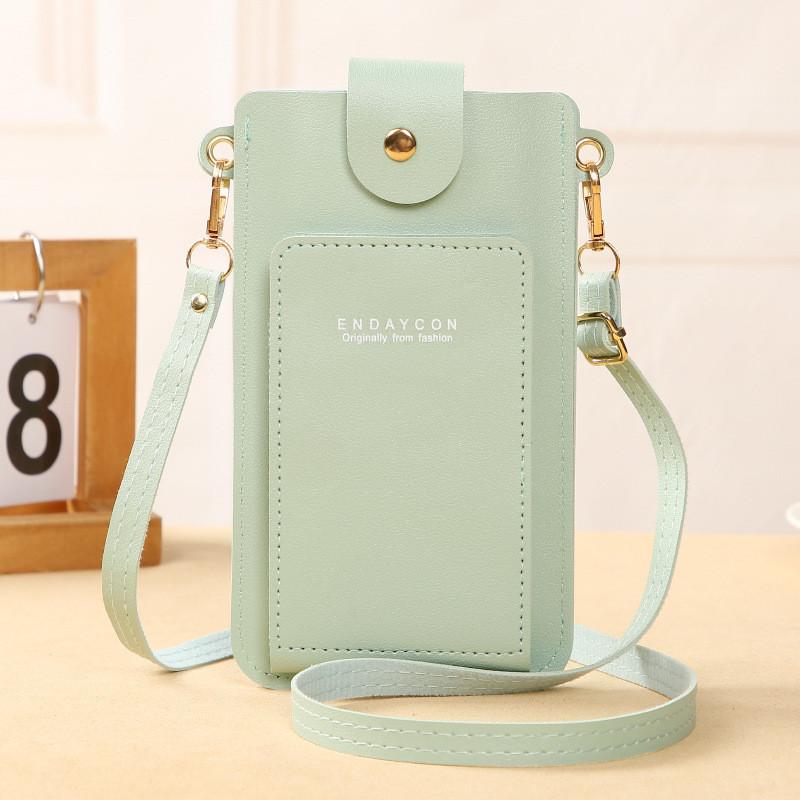 Stylish And Simple Single-shoulder Small Bag For Women Pu Leather Zipper Closure Card Slot Wholesale