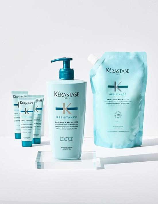 Kerastaz Bang Force Architect Shampoo 500ml Original+refill Set  + Simon Thermic 50ml 2ea