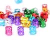 100Pcs Dread Lock Adjustable Hair Braid Cuff Clip Beads Tube Rings Accessories