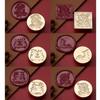 Plant Wax Seal Stamp Witch Pumpkins Sealing Wax Stamp for Invitation Envelopes Cards Letter Scrapbooking Decorations