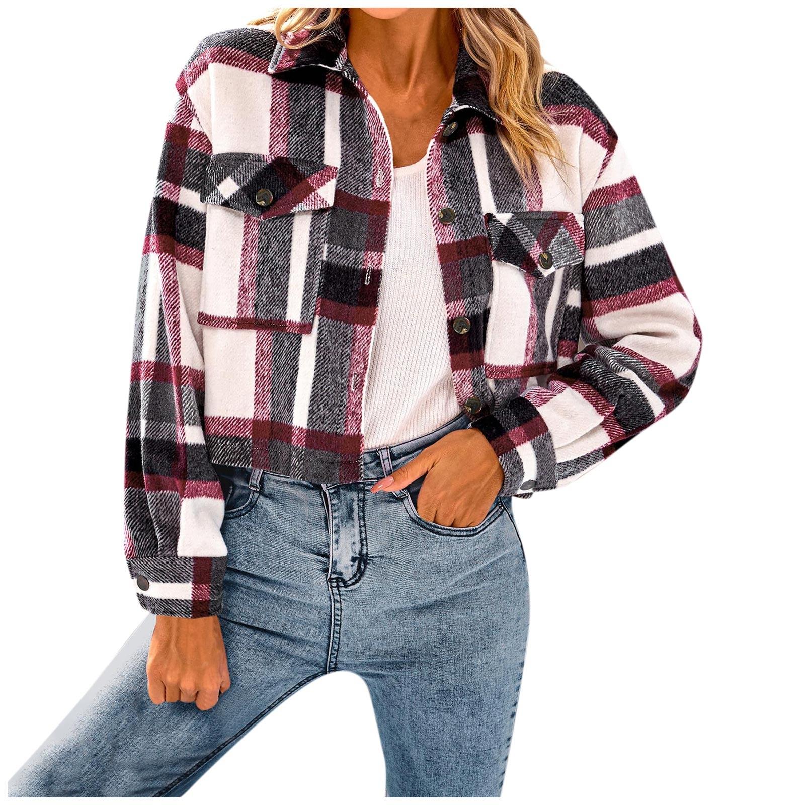 Женская повседневная модная однобортная куртка с карманом и лацканами — фото 6