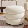 Sgabelli da soggiorno, tavolo da toeletta per camera da letto, sgabello rotondo, pouf nordici per ingresso, arredamento moderno e semplice per la casa.