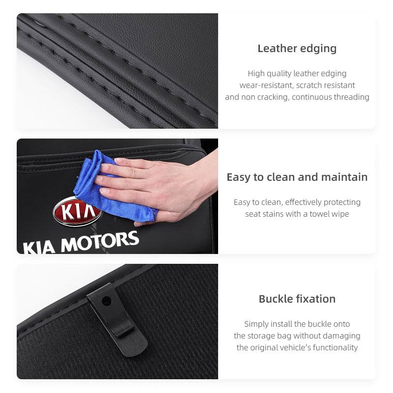Car Seat Back Protector Anti-Kick Wear Resistant Dirty Accessorie For Kia KN GT-Line Sportage Ceed Rio Picanto Sorento Soul