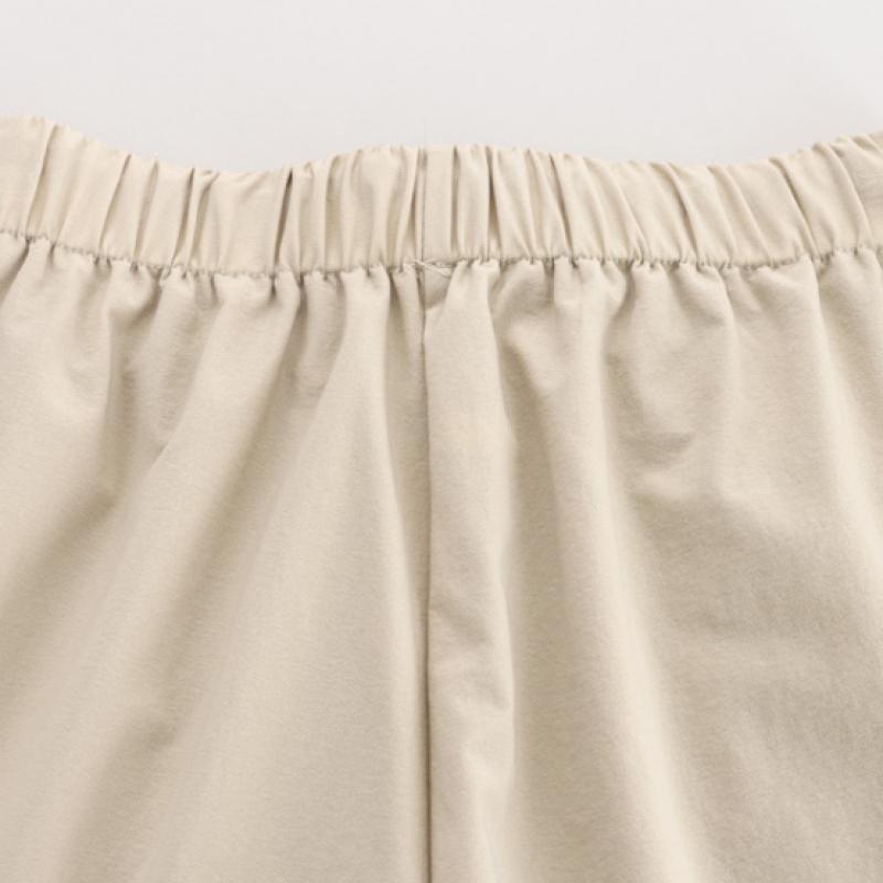 Shop   Women Stretch Banding Baggy Pants White Pic Wpt 1394