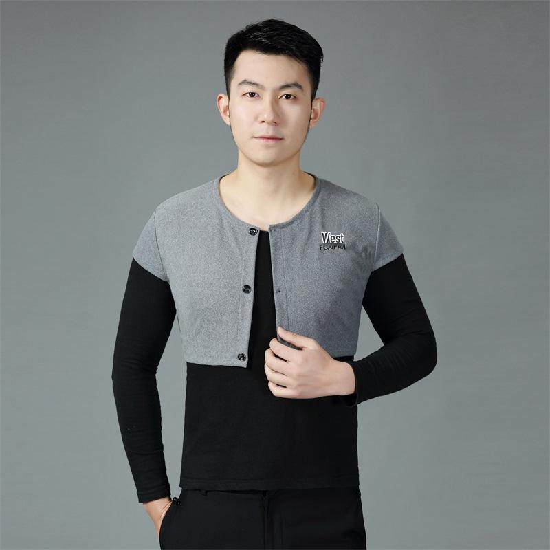 Men s Thermal Fleece Shoulder and Neck Protection Vest for All Seasons XL (90-115 lbs)