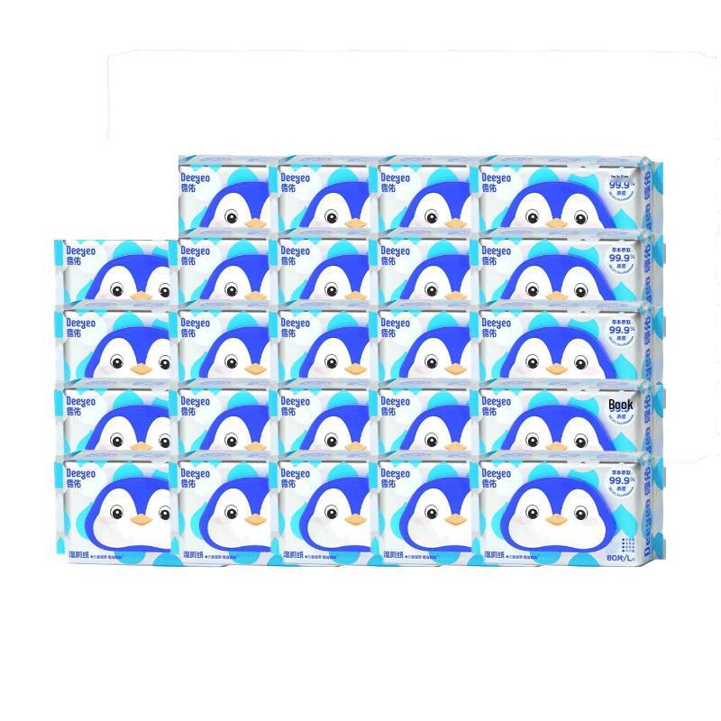 Deyou Antibacterial Wet Toilet Paper, Family Pack