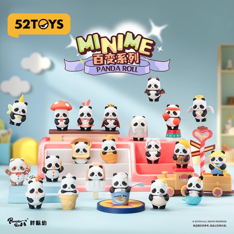 52TOYS BLINDBOX Panda Roll Mini Me Dress-Up Series 20-Piece Rebox