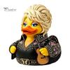 Ikona country hudby Pamětní dárek Parton Duck, Figurka Dolly Duck, Soška, Malý stolní dekorativní prvek s tématem kytary Socha pro