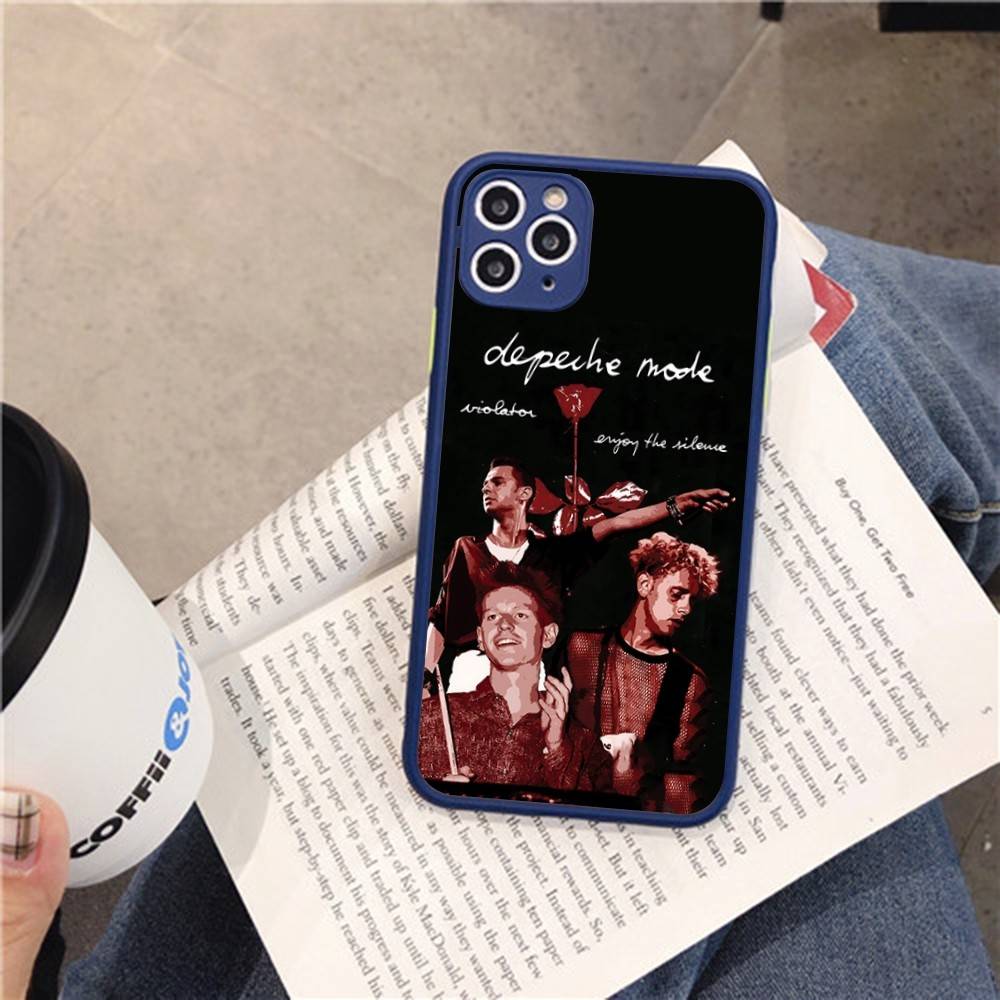 

Rock D-Depeche Cool Mode Phone Case For IPhone 16 15 14 11 12 13 Pro Max X Plus XS MAX Translucent Matte Cover iphone 12 pro