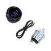 52mm Digital Oil Pressure Gauge Oil Press Meter with Blue Back Light Universal Fit for 12v Vehicle