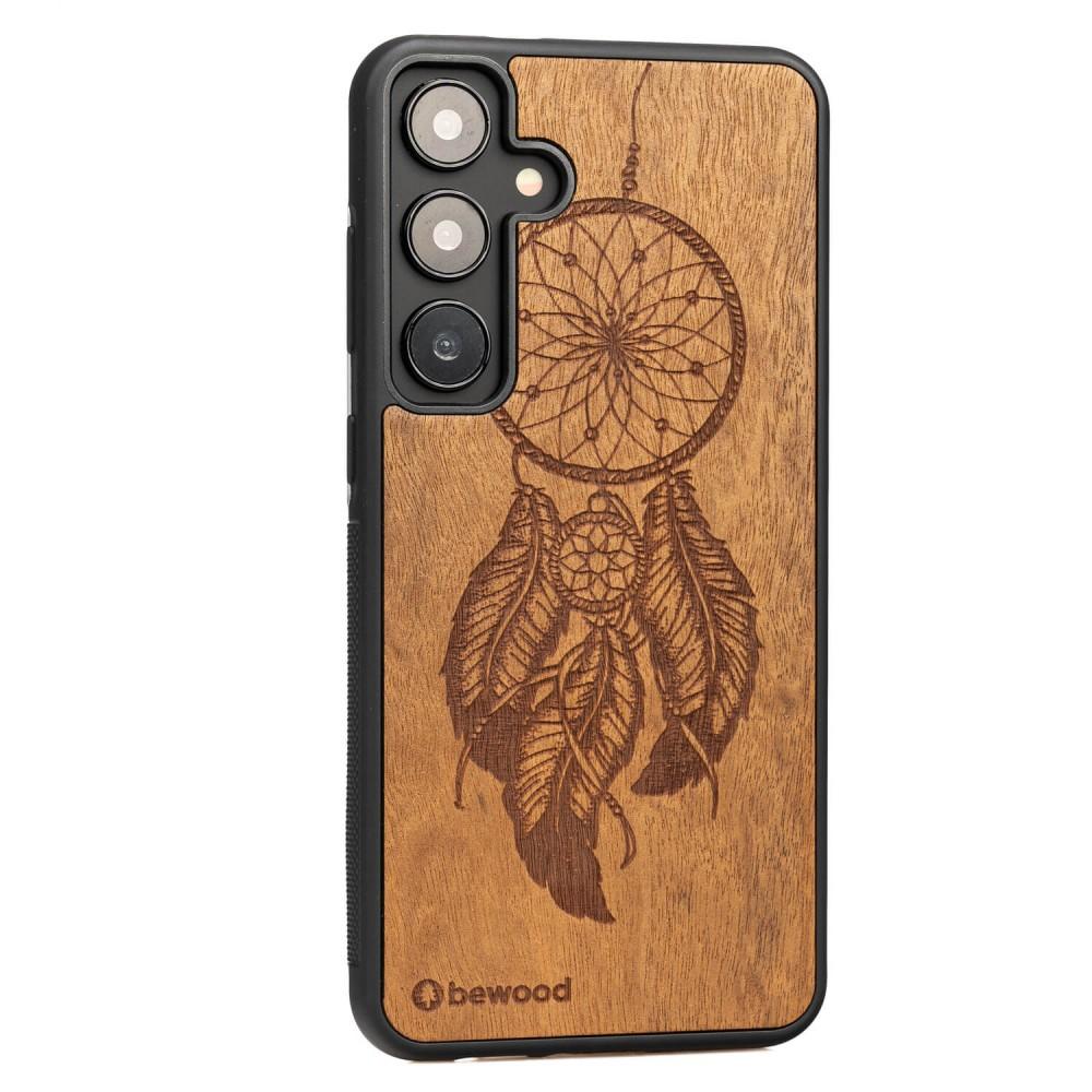Bewood Wooden Case for Samsung Galaxy S24 FE 5G Dreamcatcher Imbuia