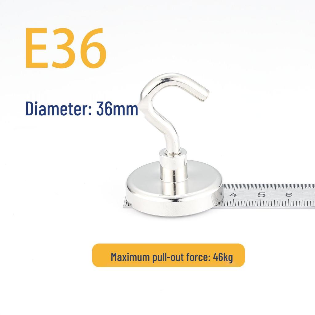 Neodymium Iron Boron Magnetic Hook: Strong, Hole-Free Round Storage Solution