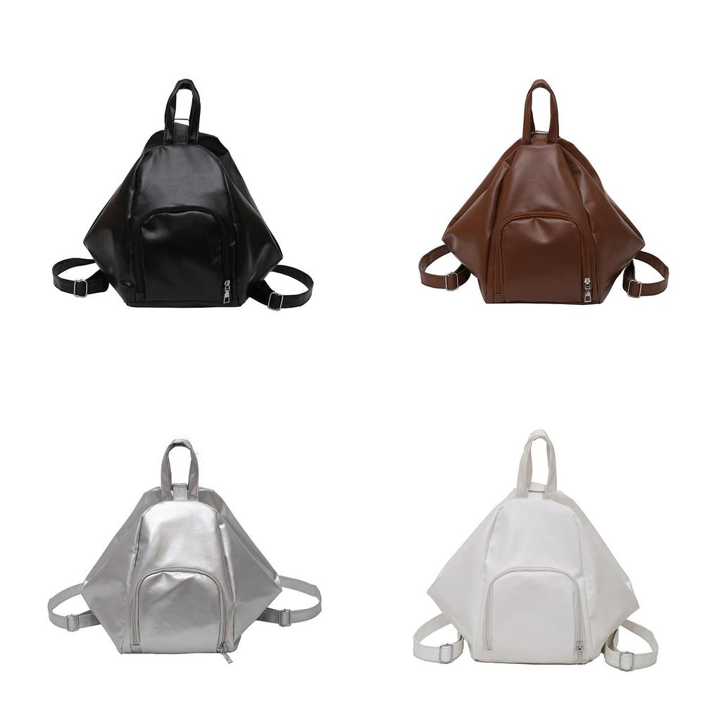 Borsa a tracolla casual da donna, di grandi dimensioni, a forma di raviolo, tinta unita, per donna