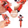 Owls Pumpkin Inflatable Stick Pumpkin Ghost Aluminum Foil Balloon Roll Skull Handheld Stick  Bar