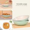 Set of 4 Earth-Friendly Multipurpose Bowls for Kitchen with Spoons | 750 Ml | Made with Rice Husk Biocomposite| Microwave Safe Bowl