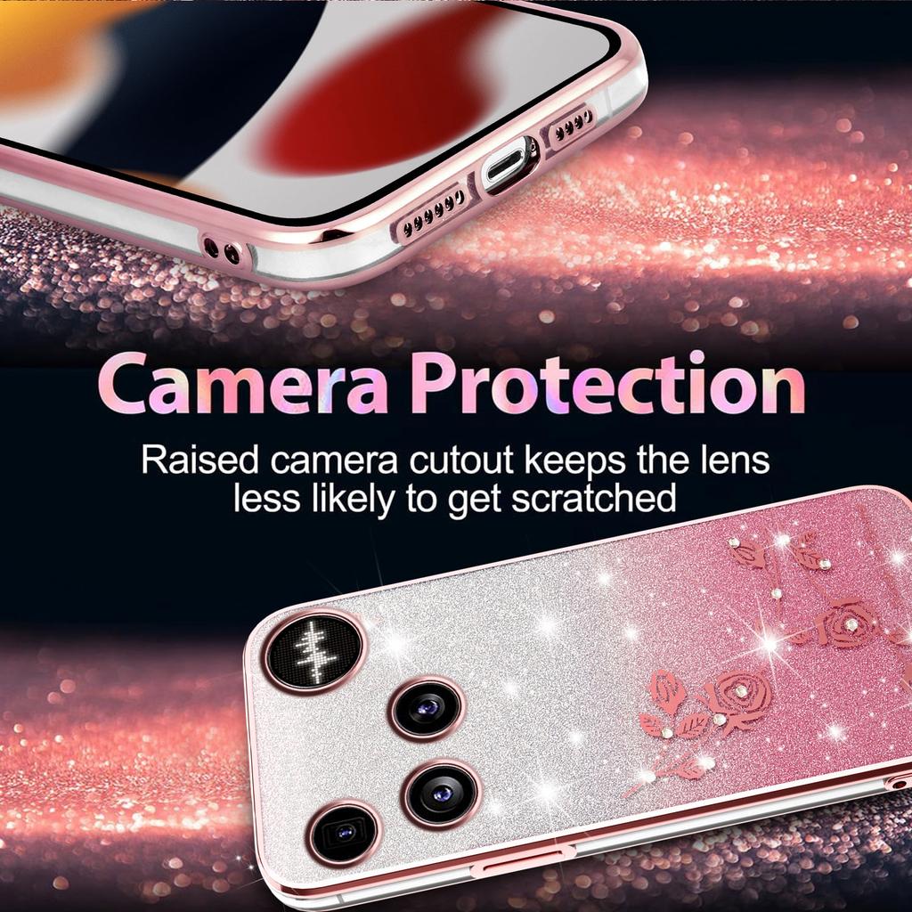 Telefon za nic (3) 5G pouzdro Květinové TPU Flexibilní Gradientní Kryt na telefon