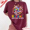 HERITAGE MONTH T Shirt Colorful Flag Print Clothes Womne Tee The Patterns of National Flags of Various Countries Clothes