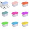 230ML 304 Stainless Steel Snack Container with Silicone Lid Fruit Storage Box  Kids
