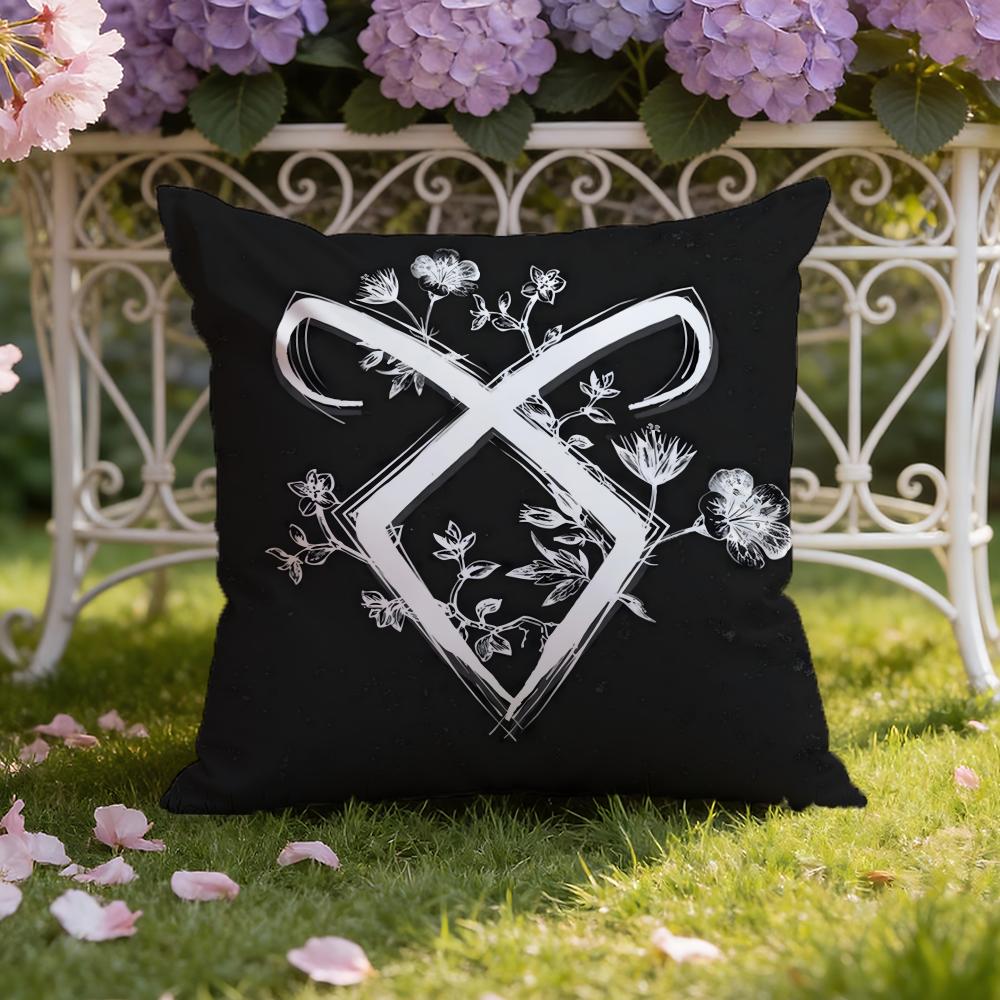 S-Shadowhunters Cushion Cover Home & Car Dual-Scene Pillow Cover: Reversible for Premium Comfort