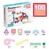 PicassoTiles Marble Run Magnetic Tiles 100 Pieces Race Track Toy STEM Building Learning Education Magnetic Building Kids Educational Kit for Boys