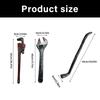 Plastic Fake Wrench/Crowbars,Realistic Bloody Spanner for Party Role Playing Tricky Toy Halloween Costume Accessory