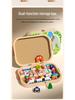 Magnetic Wooden City Train & Building Blocks Set for Kids