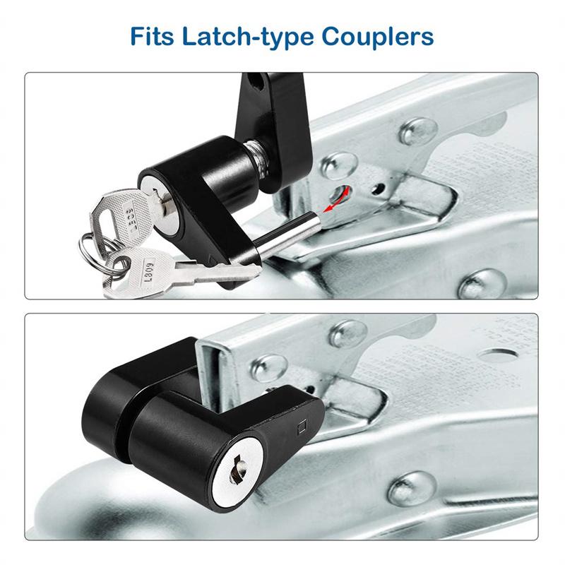 Cross-Border Trailer Accessories 1/4 Inch Small Trailer Lock Trailer Hook Connector Lock RV Truck Connector Truck Accessories