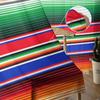 Colorful Mexican Stripes Bedroom Transparent Sheer Curtains Holiday Decoration Window Voile Tulle Curtain
