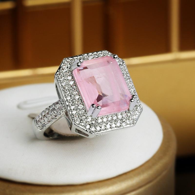 New Product Simulation Paraiba Ring Princess Fangcaibao Candycaibao Ring Personality Retro