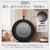 WANGYUANJI Deep Iron Frying Pan, 28cm, 7cm Deep, Nitrided Iron, Rust-Resistant, with Transparent Glass Lid and Natural Wood Handle, Ideal for Cooking