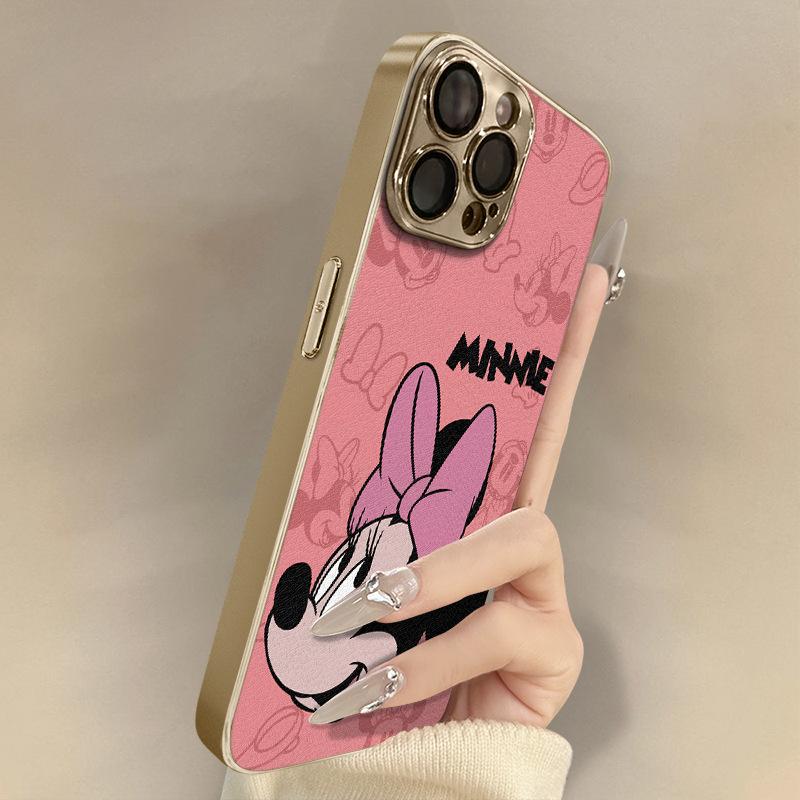 Mickey Mouse Avatar Applies To Apple 17promax Personality 16 New 15 Mobile Phone Case iPhone13 Mirror Creative