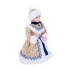 Blue & Gold Snegurochka Plush Ornament
